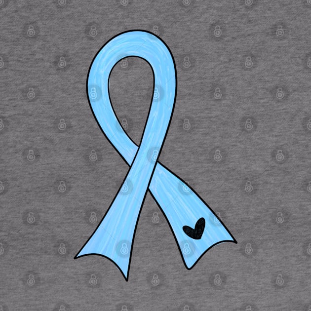 blue awareness ribbon by ithacaplus